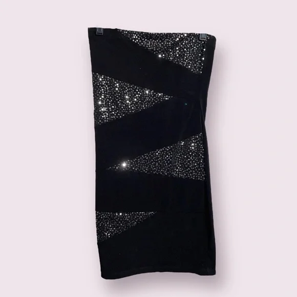 SOLD Charlotte Russe Mini Sleeveless Sequined Dress - Picture 4 of 5